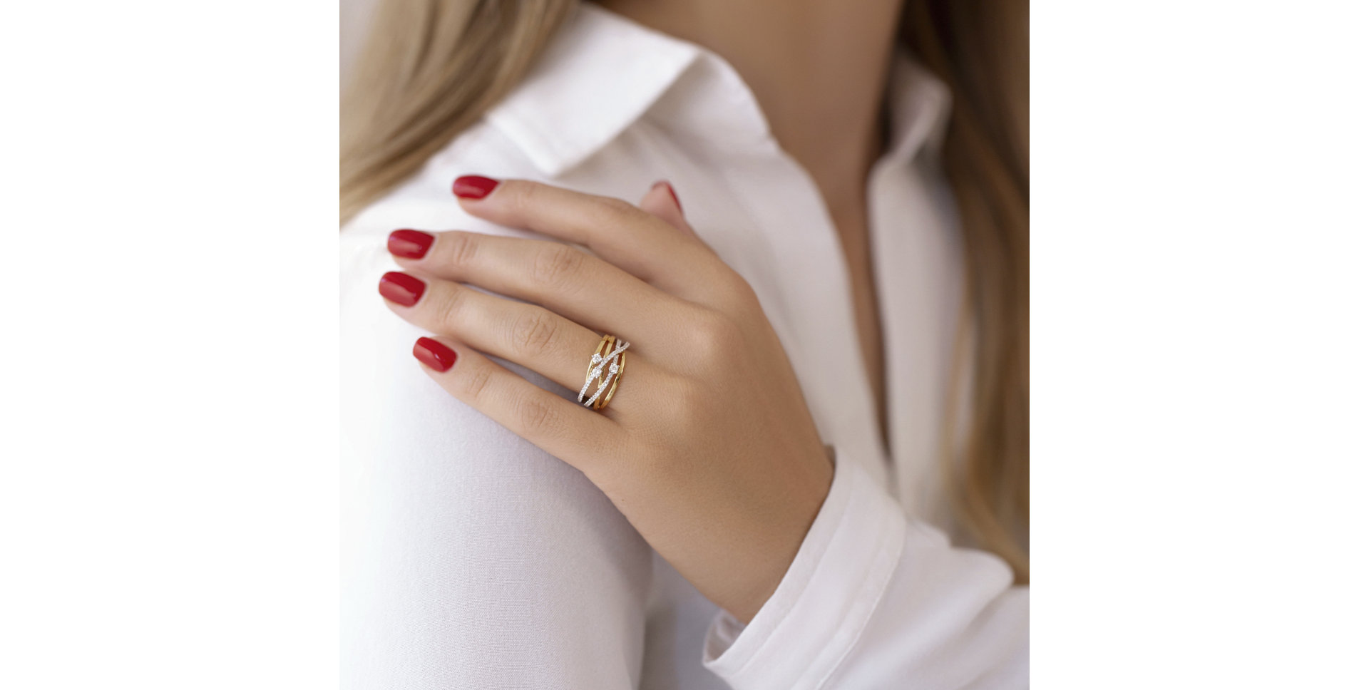 Prsteň s diamantmi Pierre