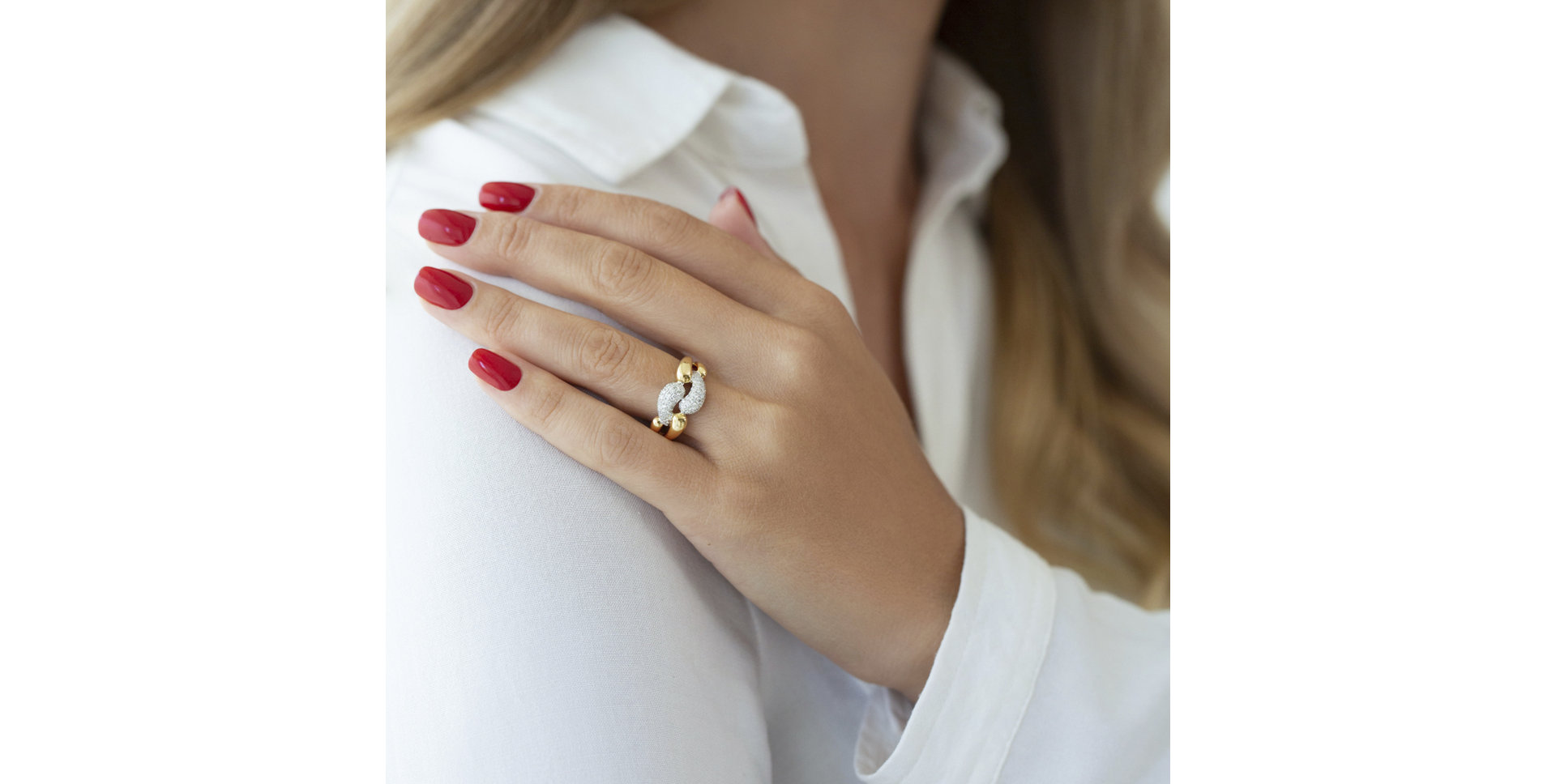 Prsteň s diamantmi Aubin