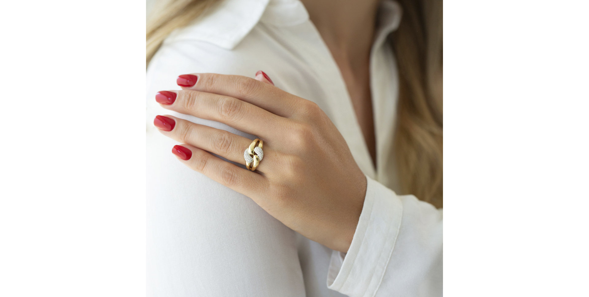 Prsteň s diamantmi Azshara