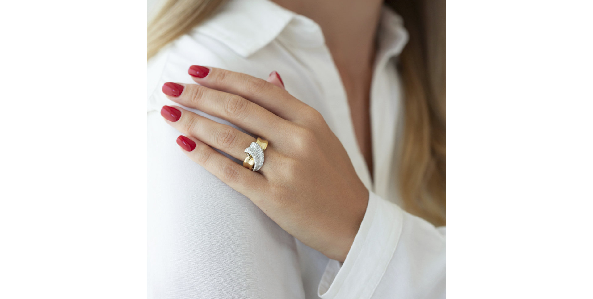 Prsteň s diamantmi Marin