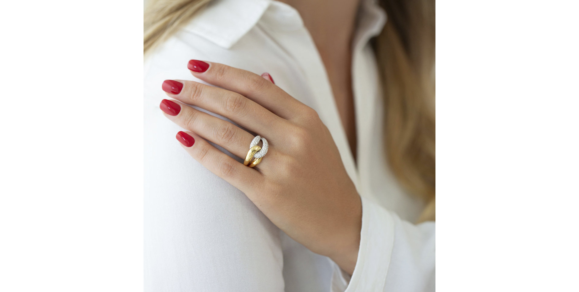 Prsteň s diamantmi Olivia