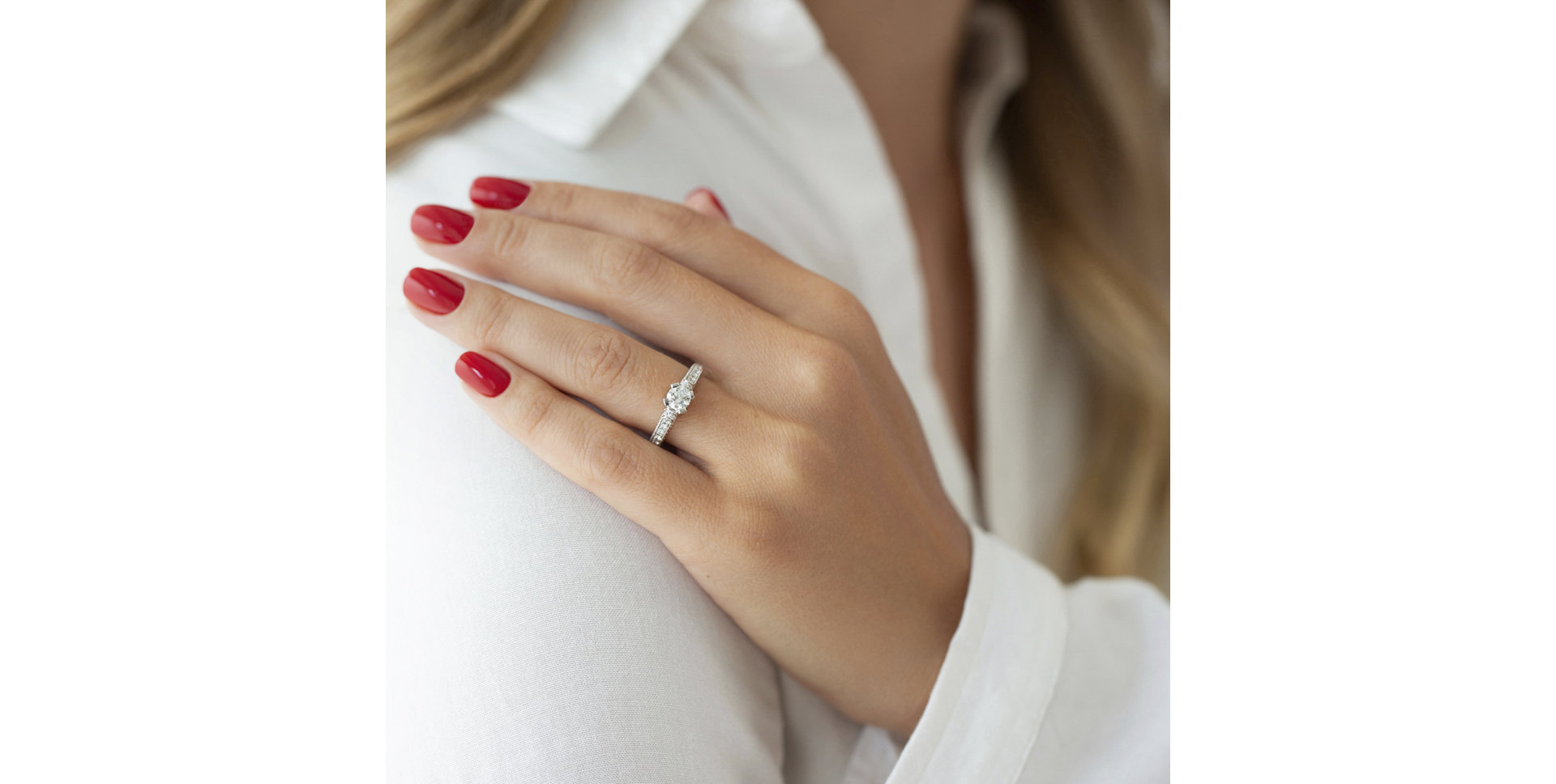 Prsteň s diamantmi Acnell