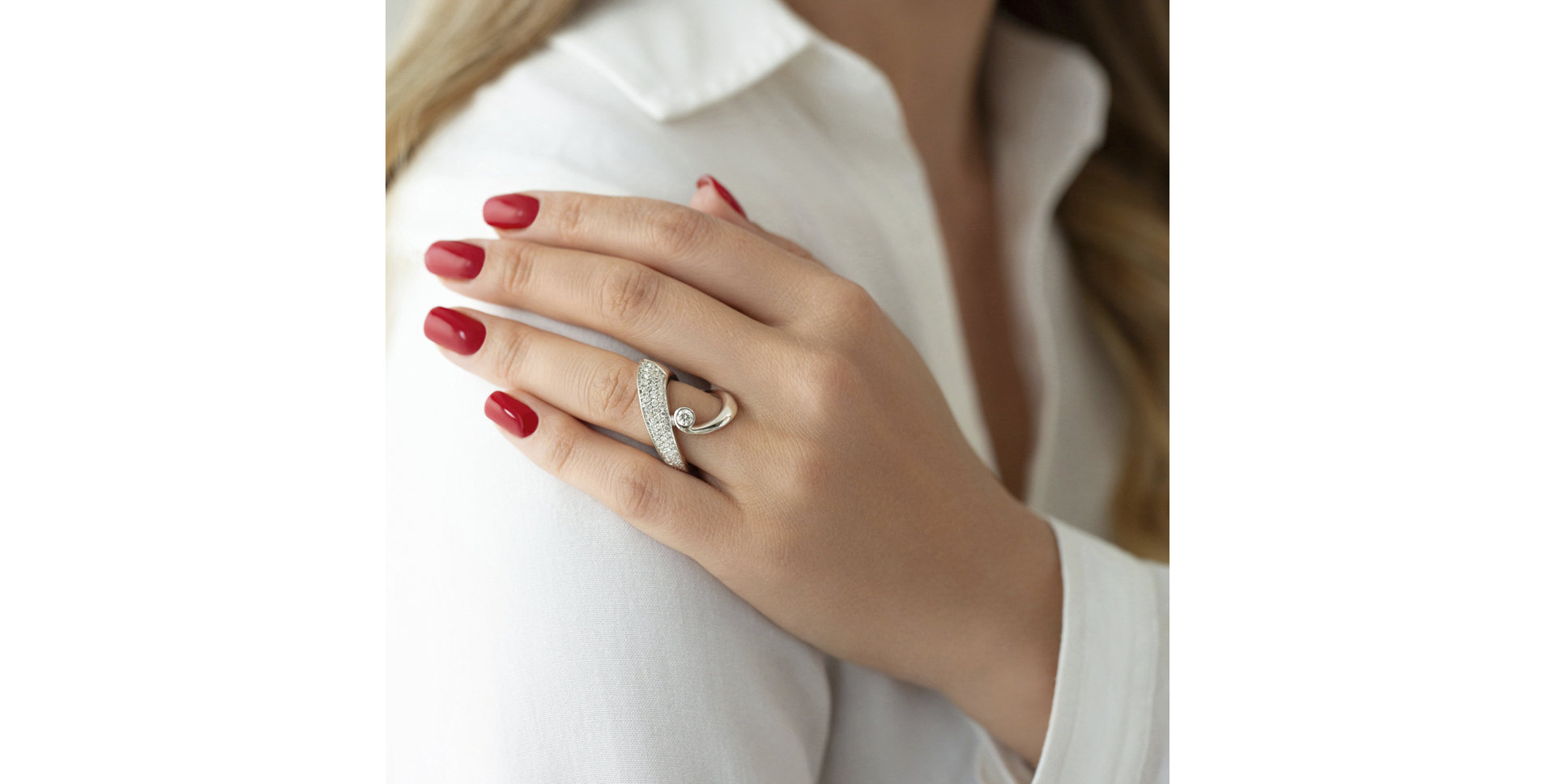 Prsteň s diamantmi Sensuality