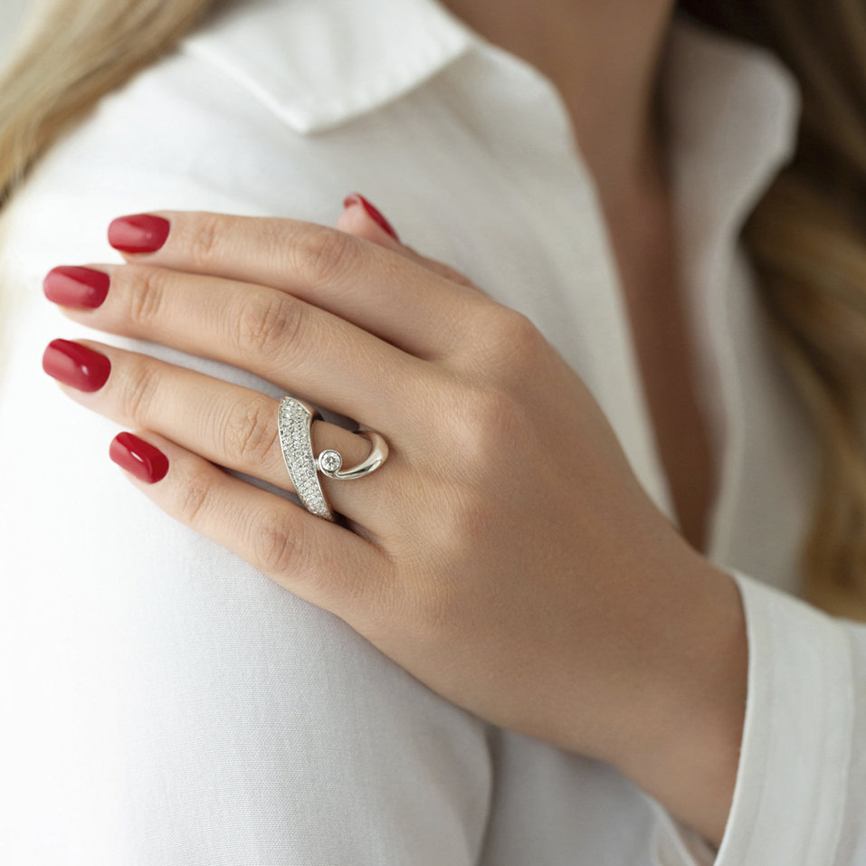 Prsteň s diamantmi Sensuality