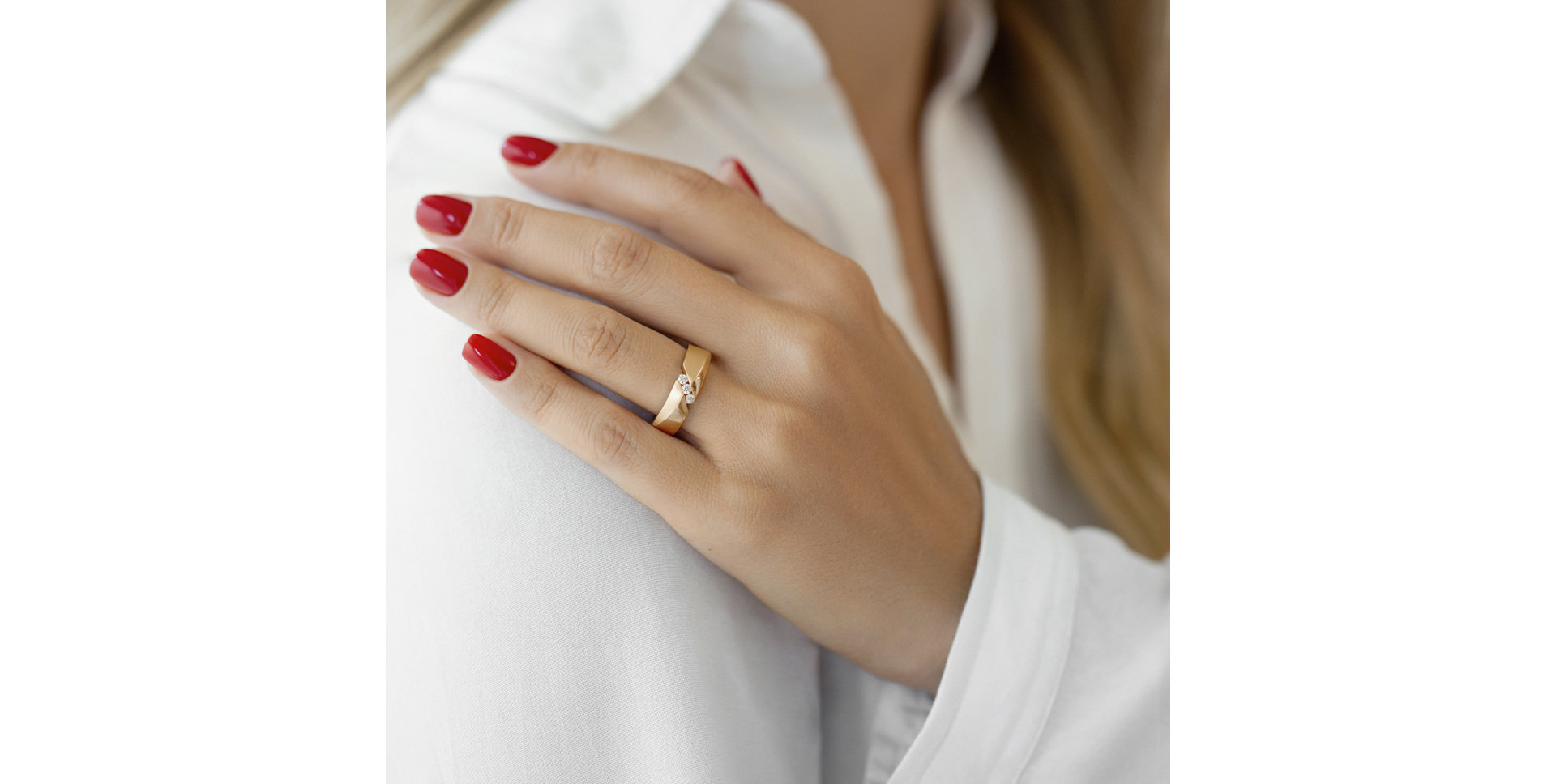 Prsteň s diamantmi Damian