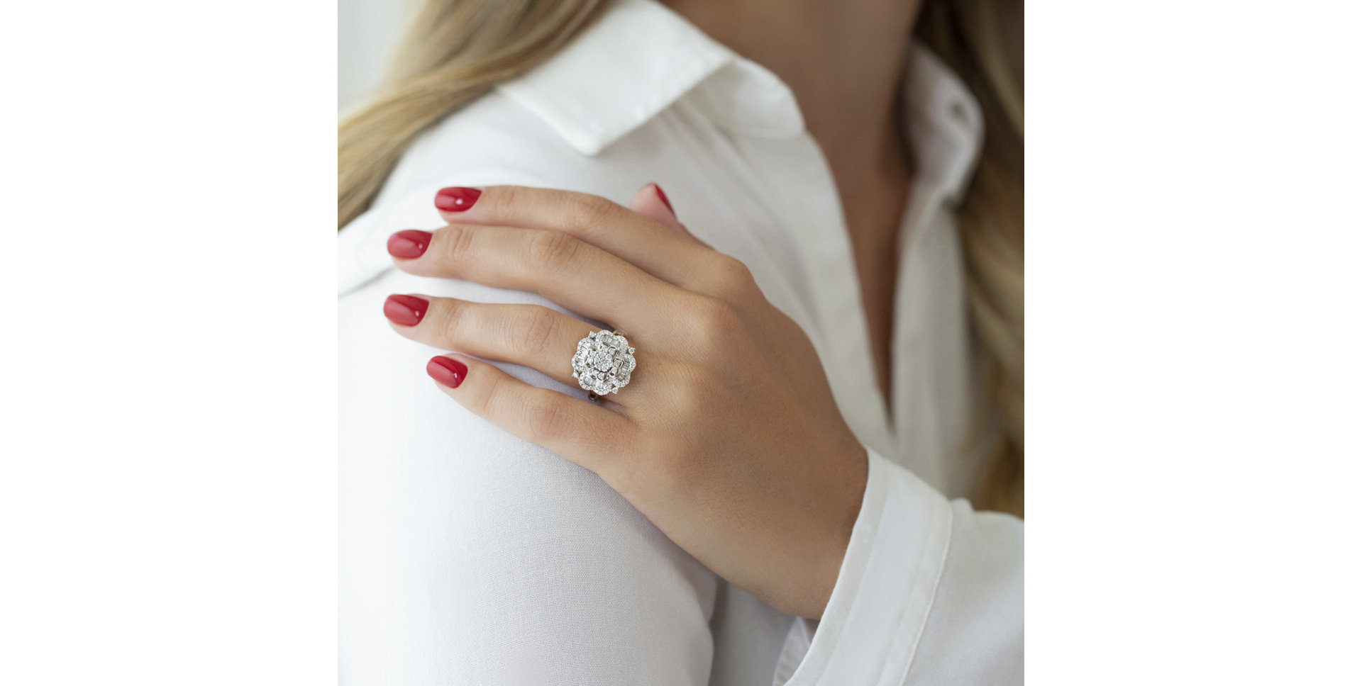 Prsteň s diamantmi Blooming Adventure