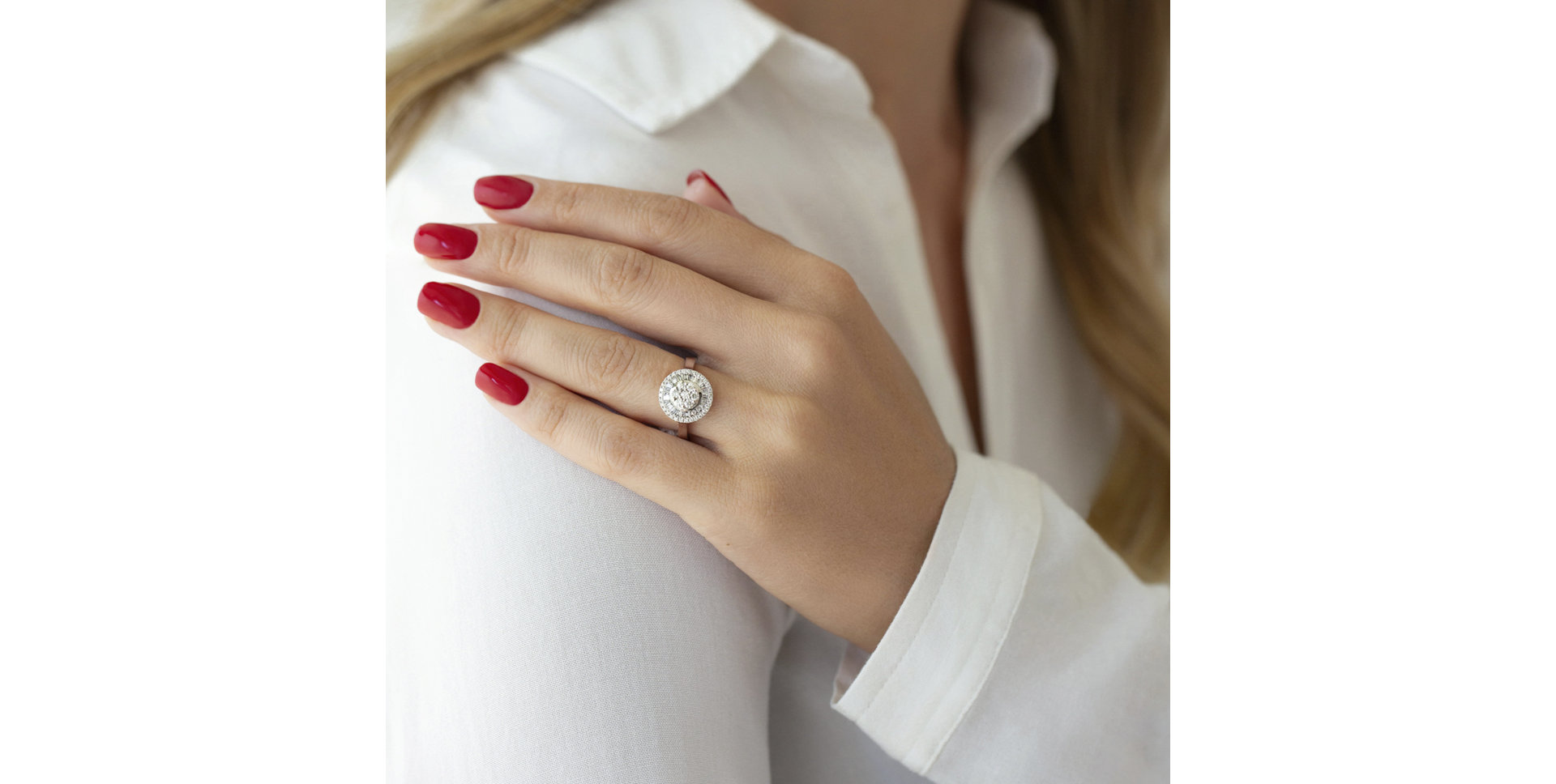 Prsteň s diamantmi Fabrice