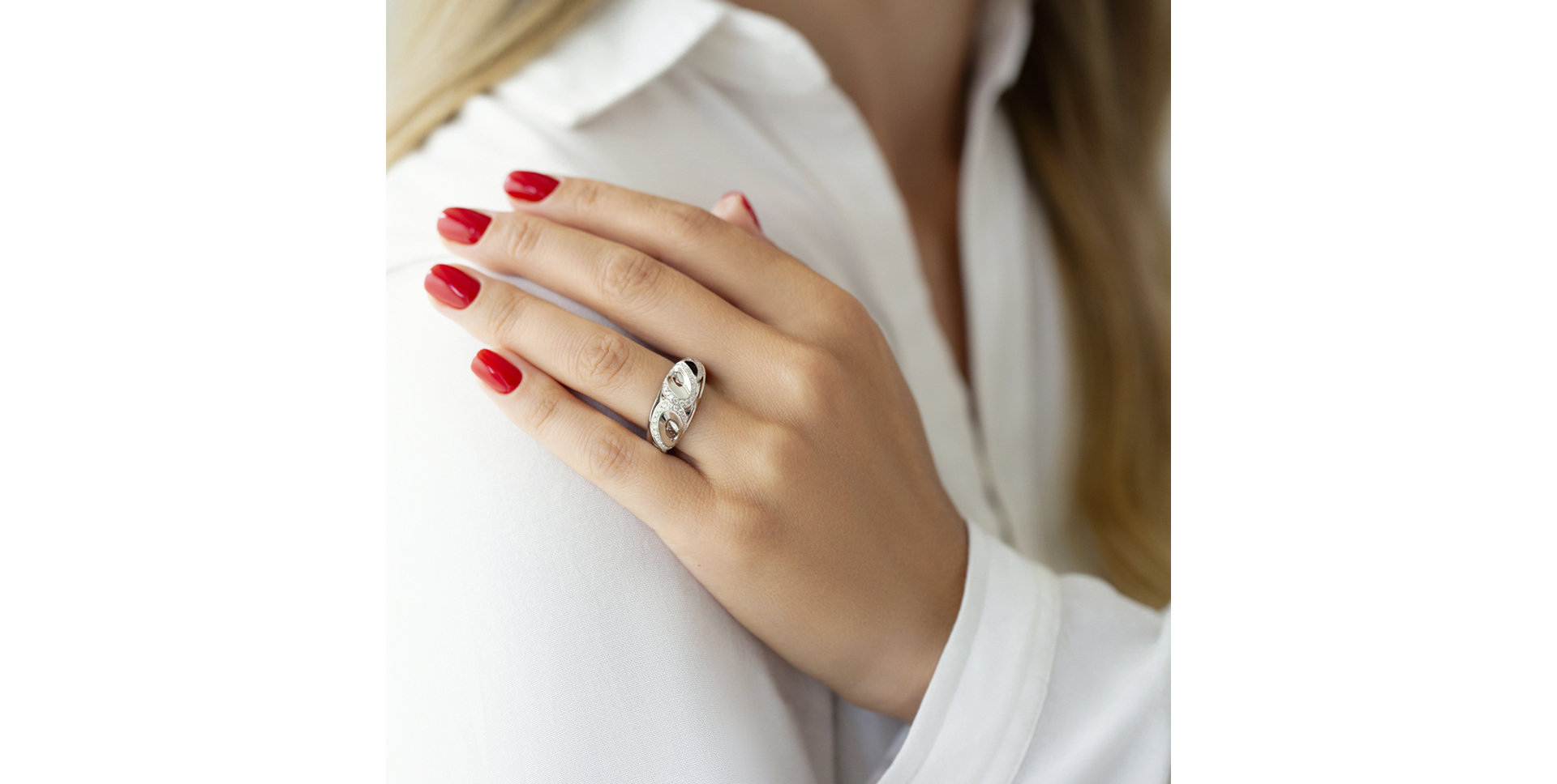 Prsteň s diamantmi Wonderful Spaceship