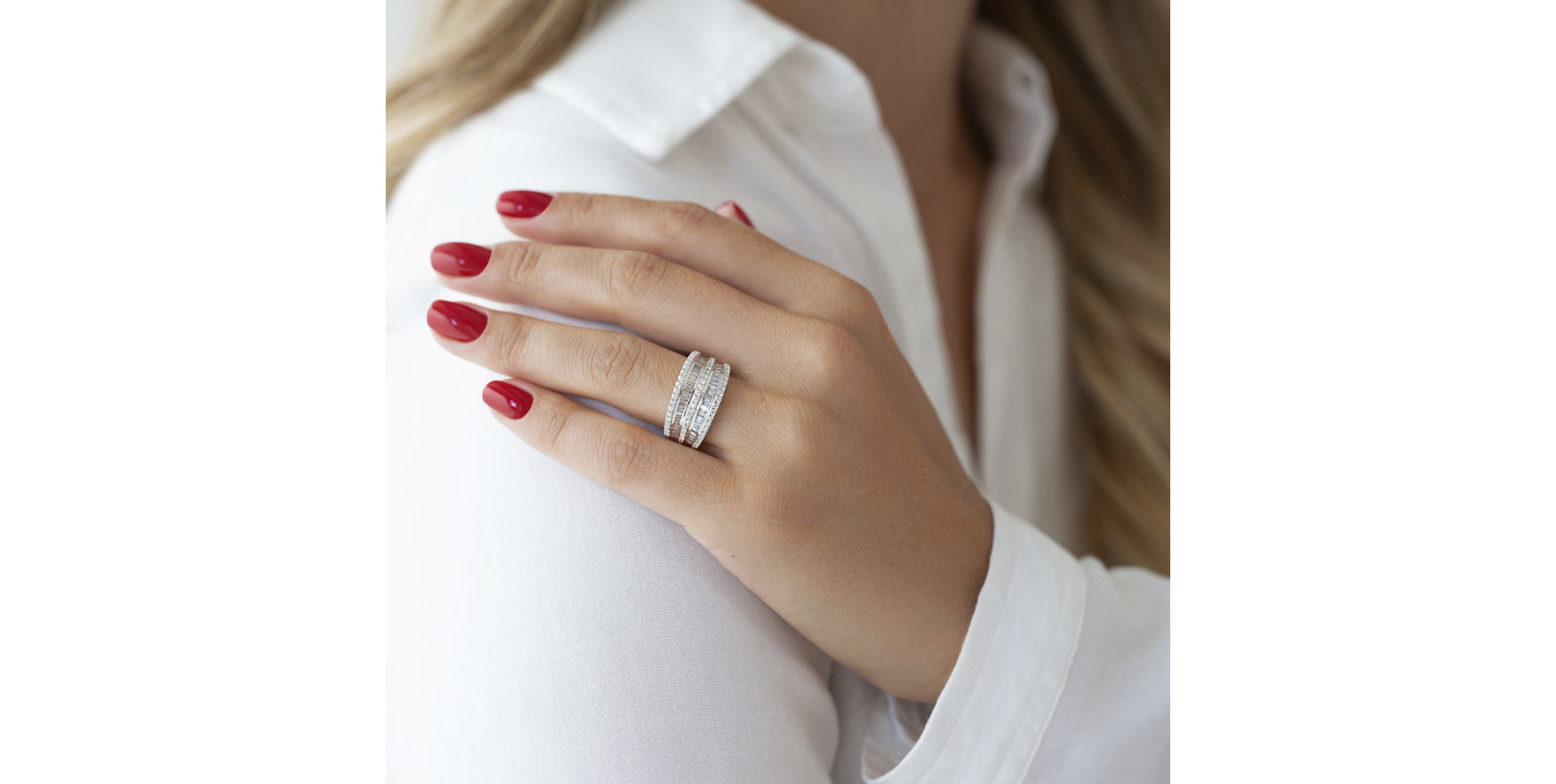 Prsteň s diamantmi Laétitia