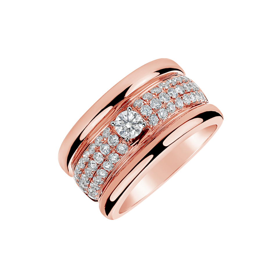 Prsteň s diamantmi Chantal