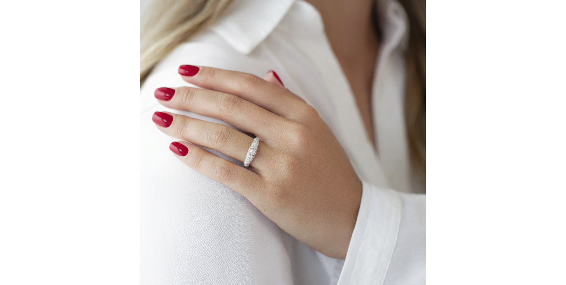 Prsteň s diamantmi Breanna