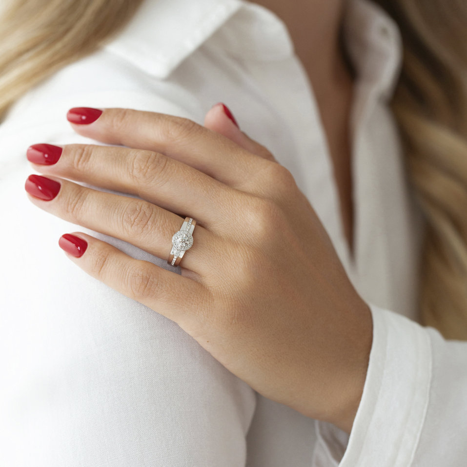 Prsteň s diamantmi Cody