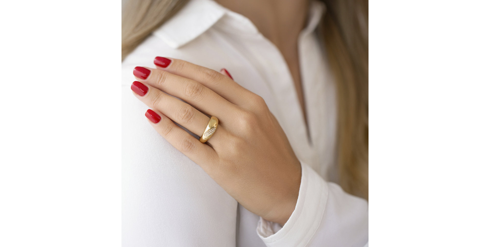 Prsteň s diamantmi Eulalie