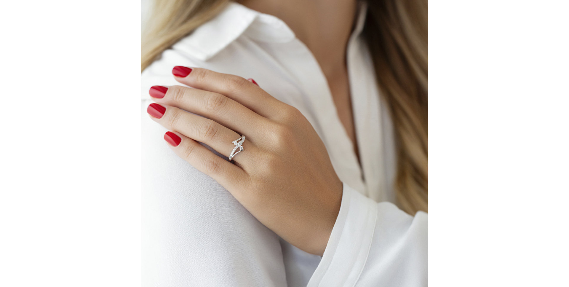 Prsteň s diamantmi Thérèse