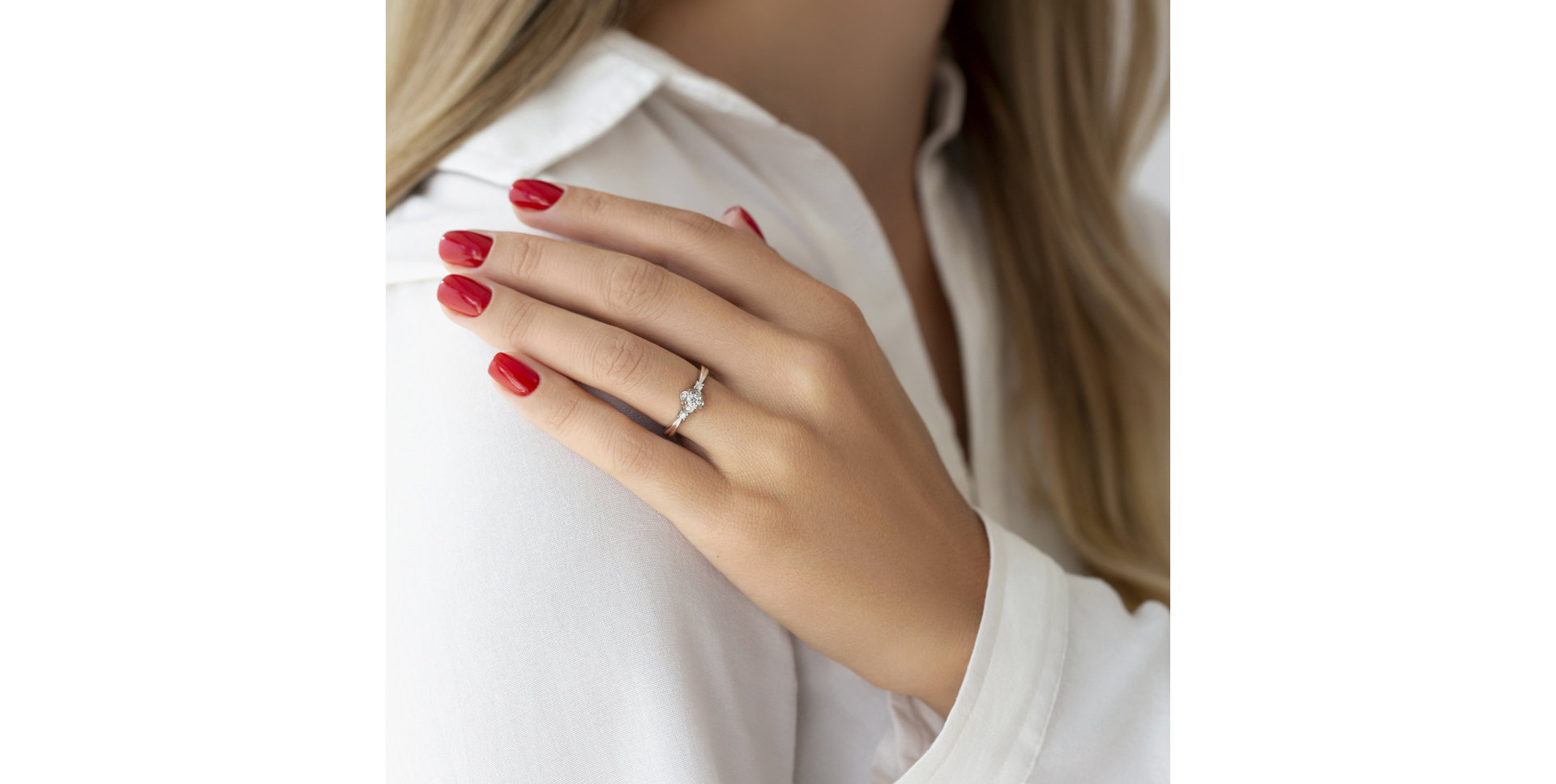 Prsteň s diamantmi Léger