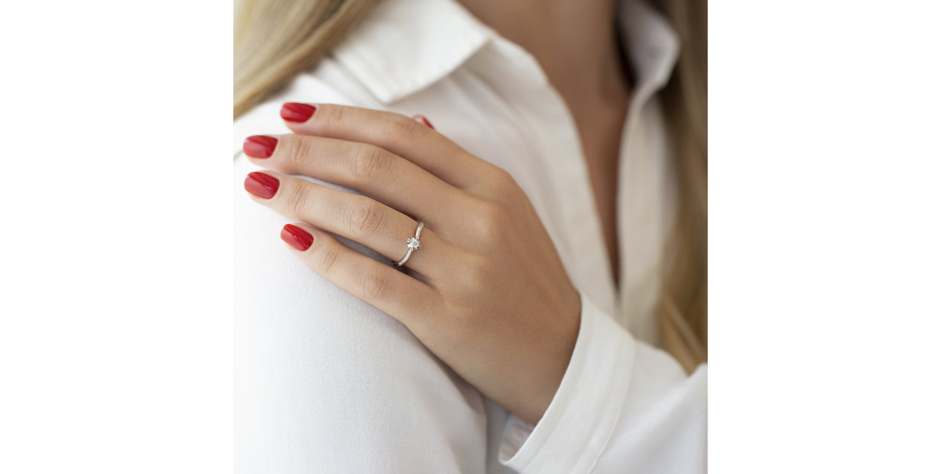 Prsteň s diamantmi Diamonds Rhytm