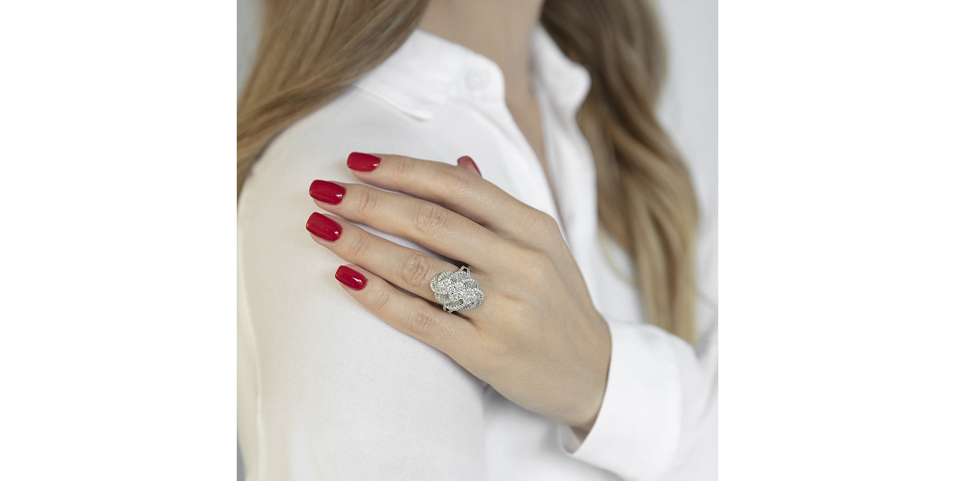 Prsteň s diamantmi Timeless Melancholy