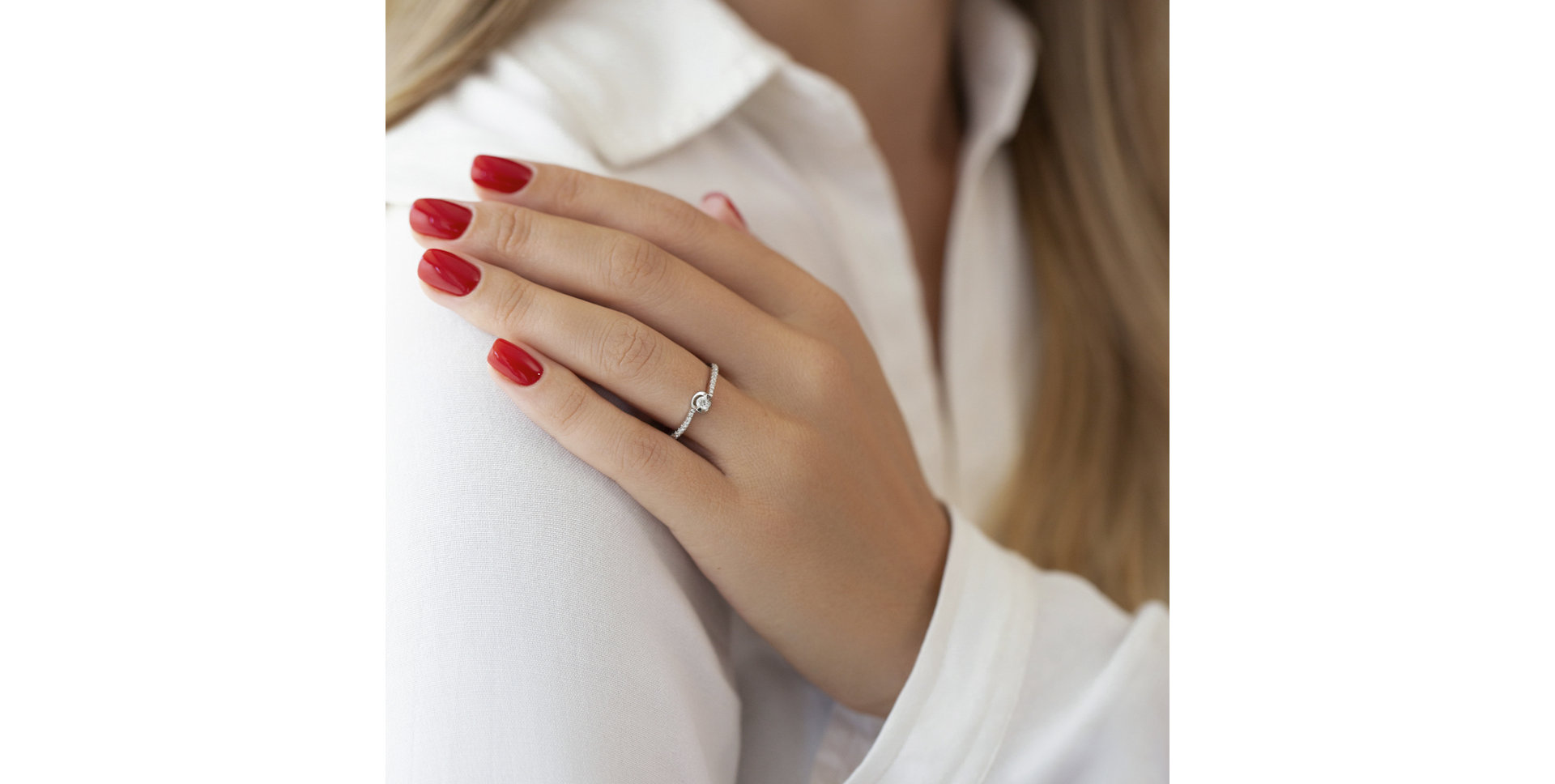 Prsteň s diamantmi Love Swirl