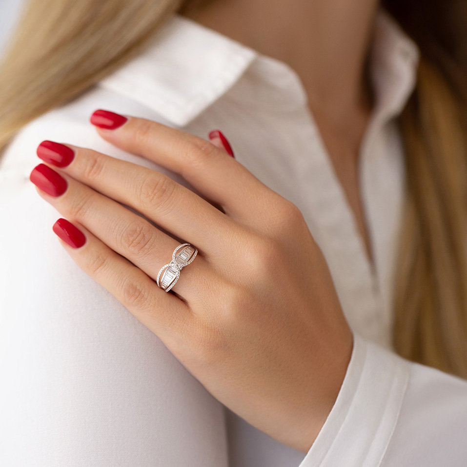 Prsteň s diamantmi Bérénice