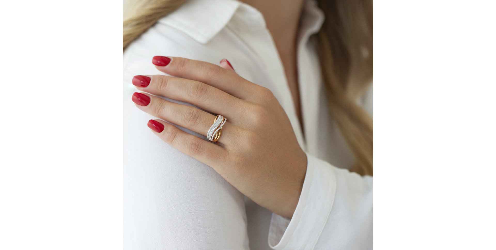 Prsteň s diamantmi Benjamin