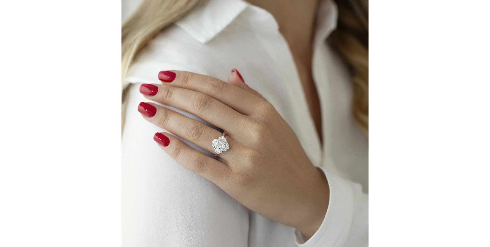 Prsteň s diamantmi Jerémie