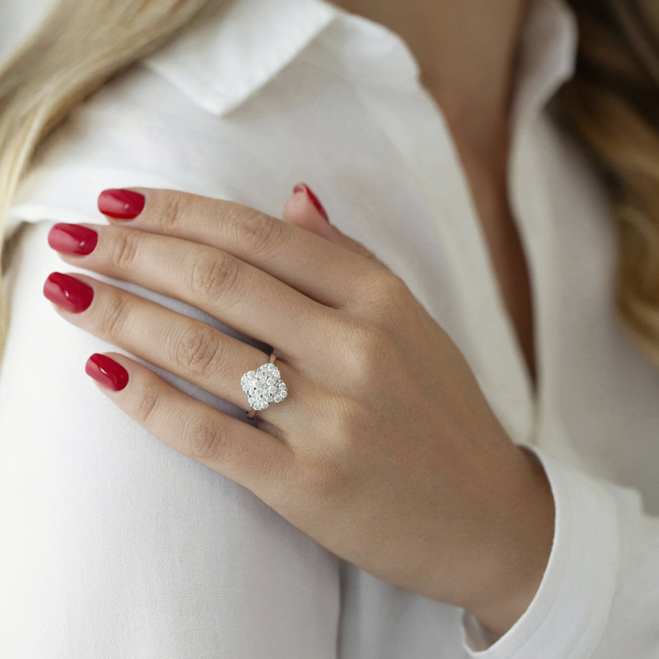 Prsteň s diamantmi Jerémie