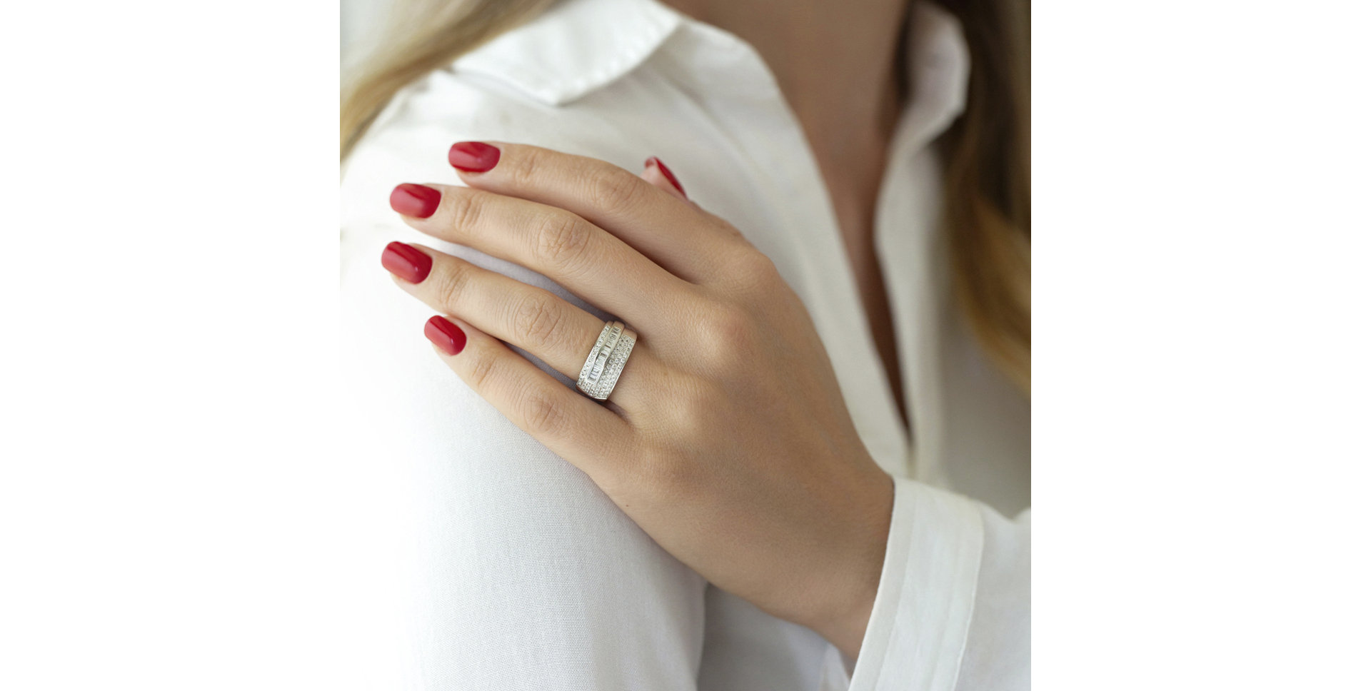 Prsteň s diamantmi Virgile