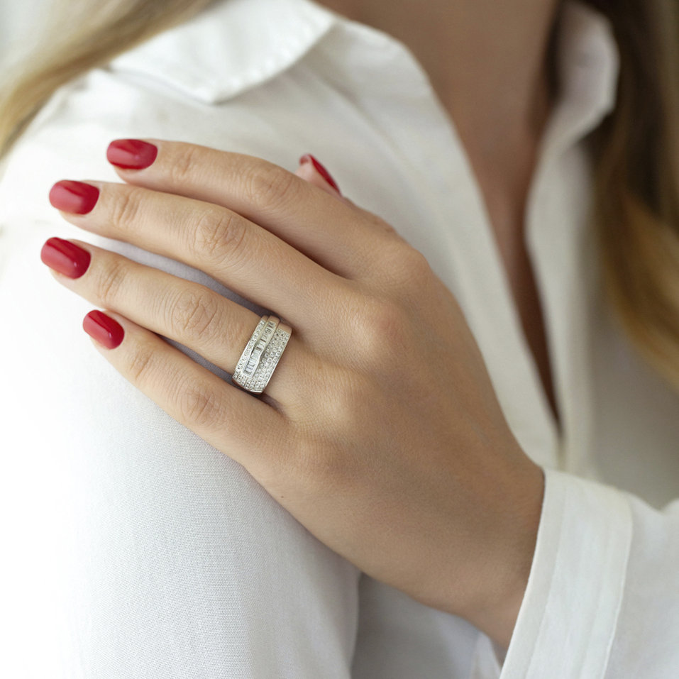 Prsteň s diamantmi Virgile