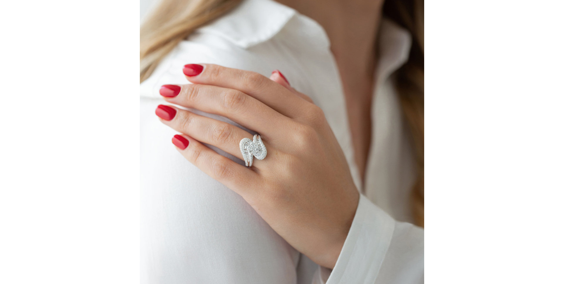 Prsteň s diamantmi Neville