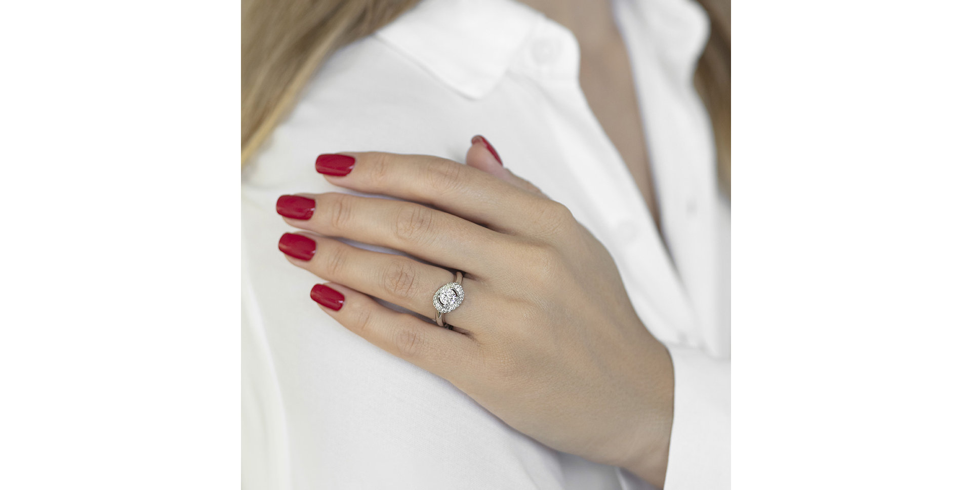 Prsteň s diamantmi Posh Star