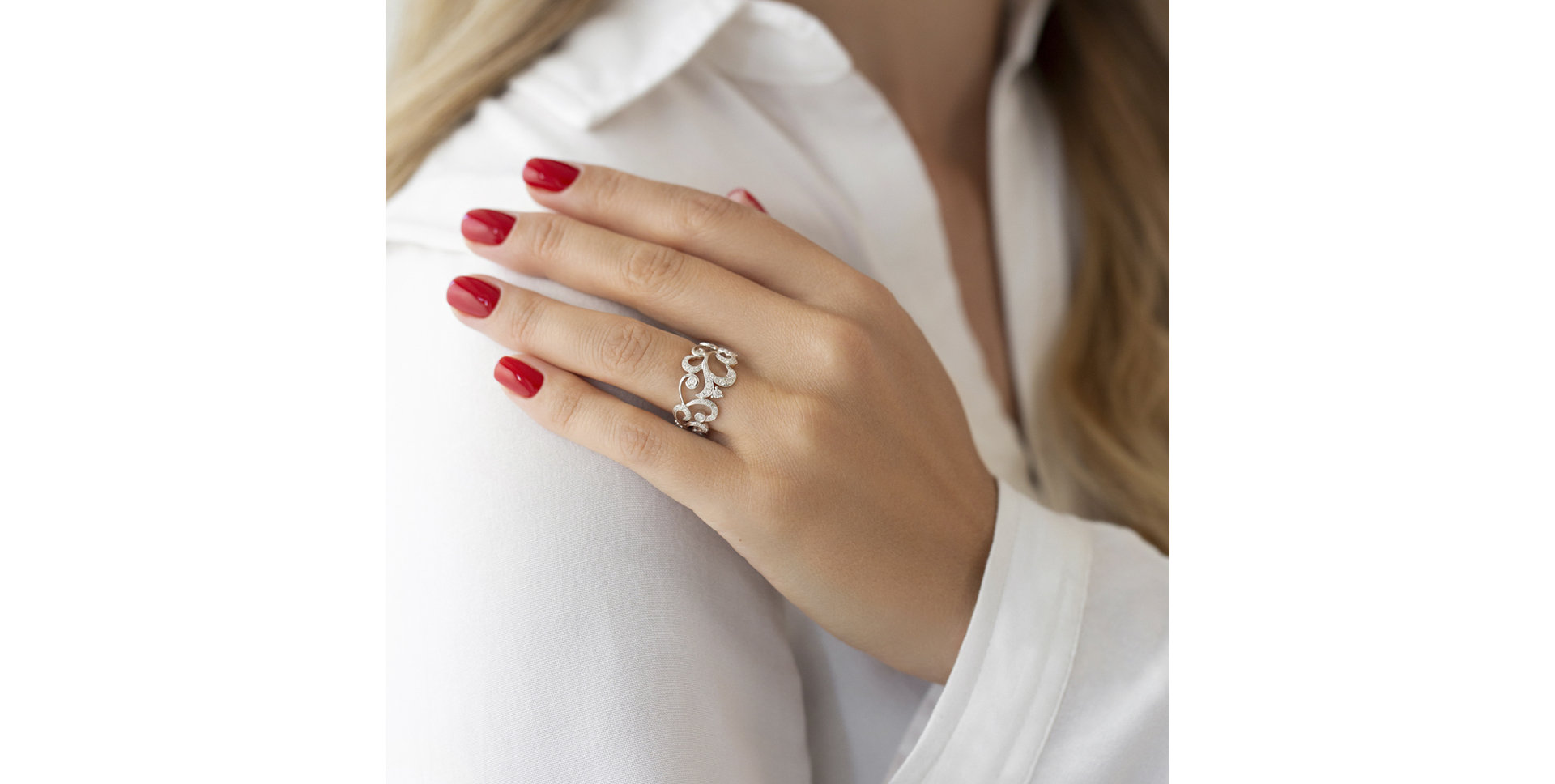 Prsteň s diamantmi Majestic Vision