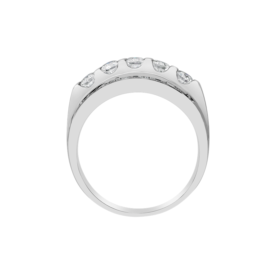 Prsteň s diamantmi Edwige