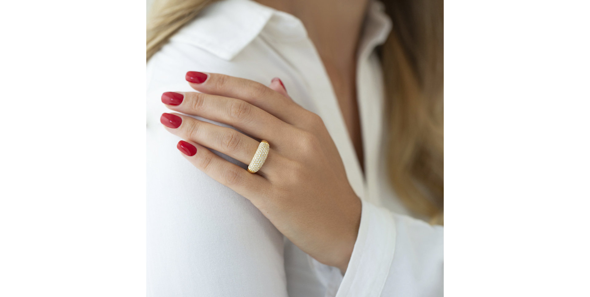 Prsteň s diamantmi Tamara