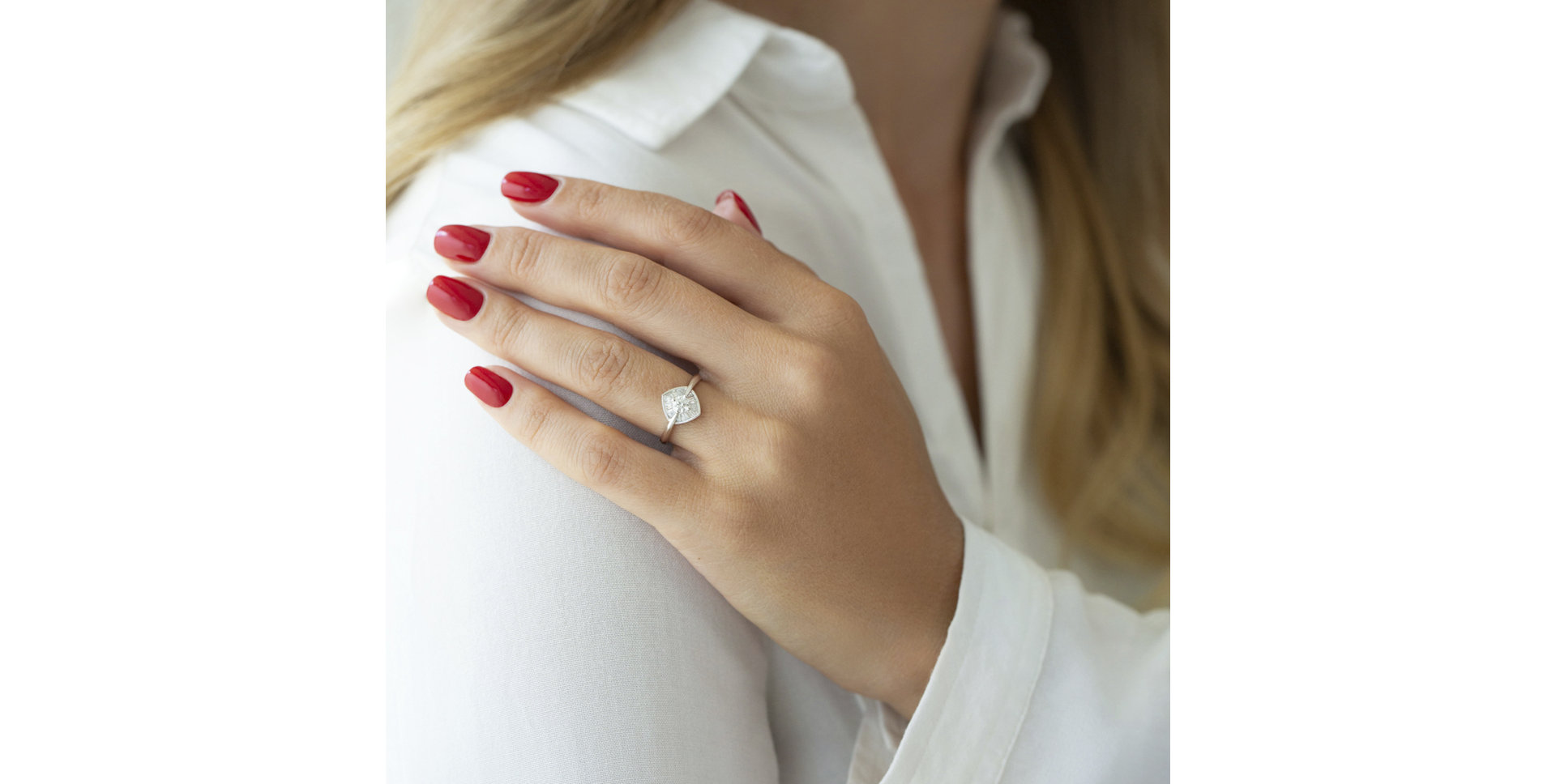 Prsteň s diamantmi Crystal Ivy