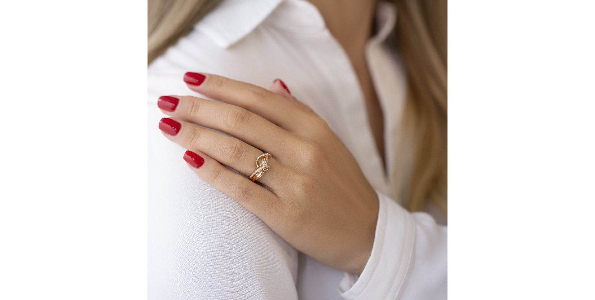 Prsteň s diamantmi Lovely Destiny