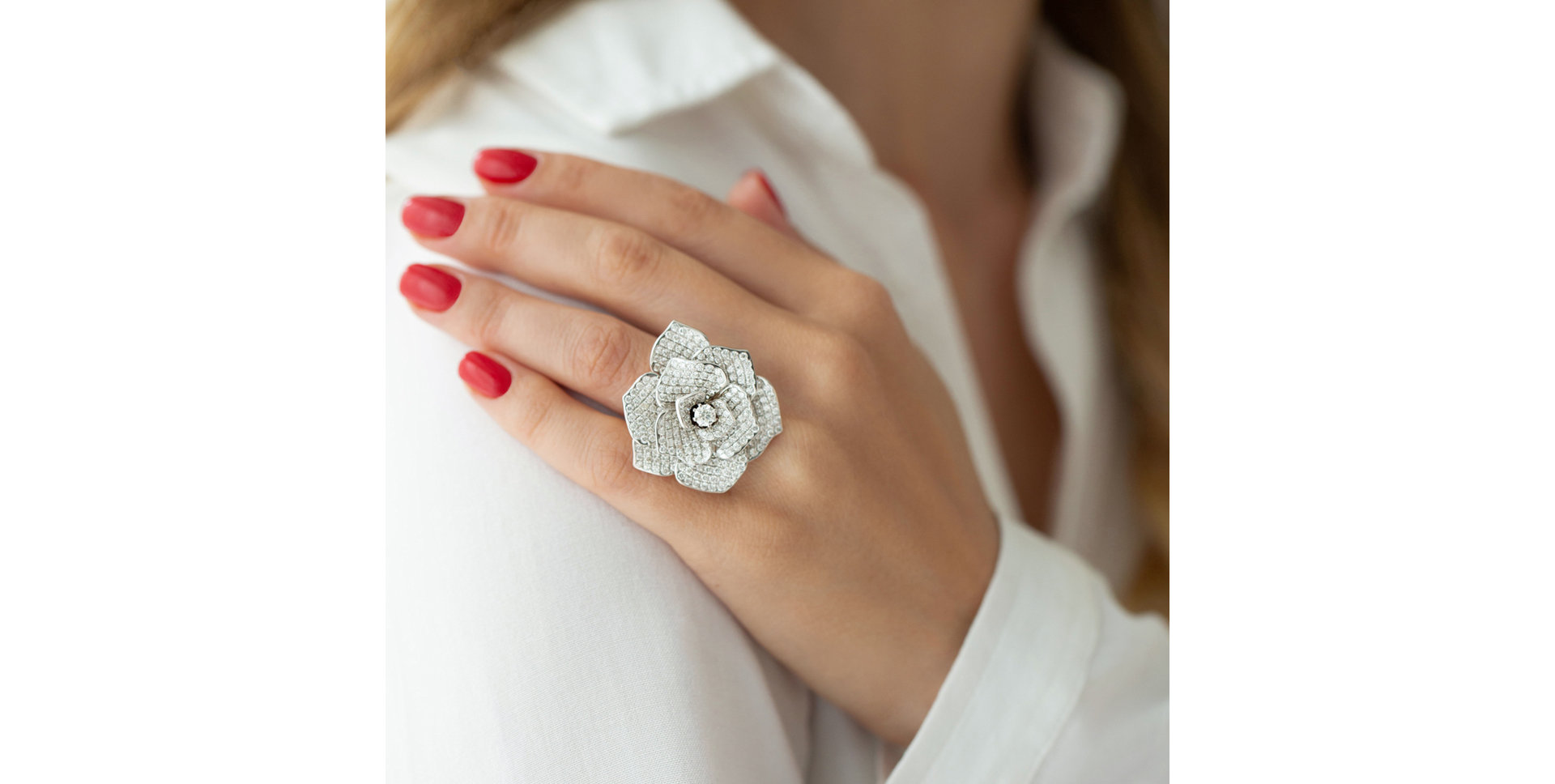 Prsteň s diamantmi Midnight Witchery