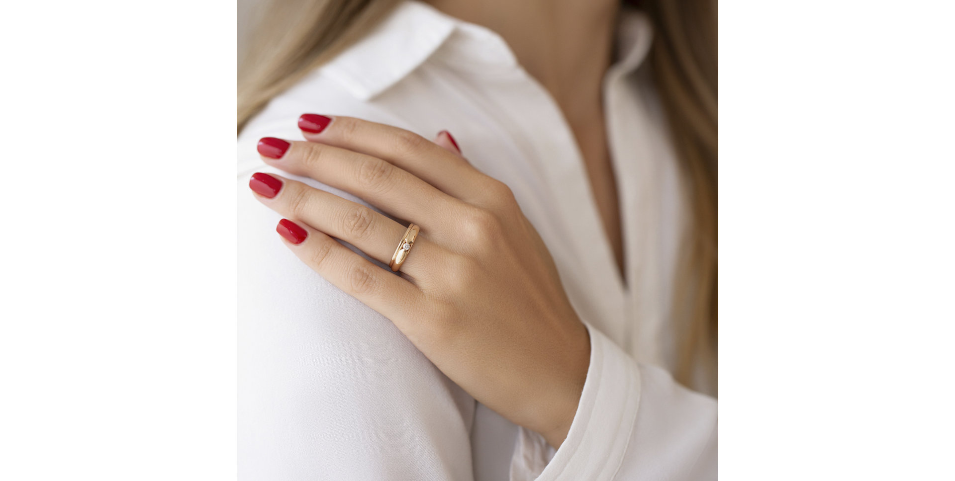 Prsteň s diamantom Florian