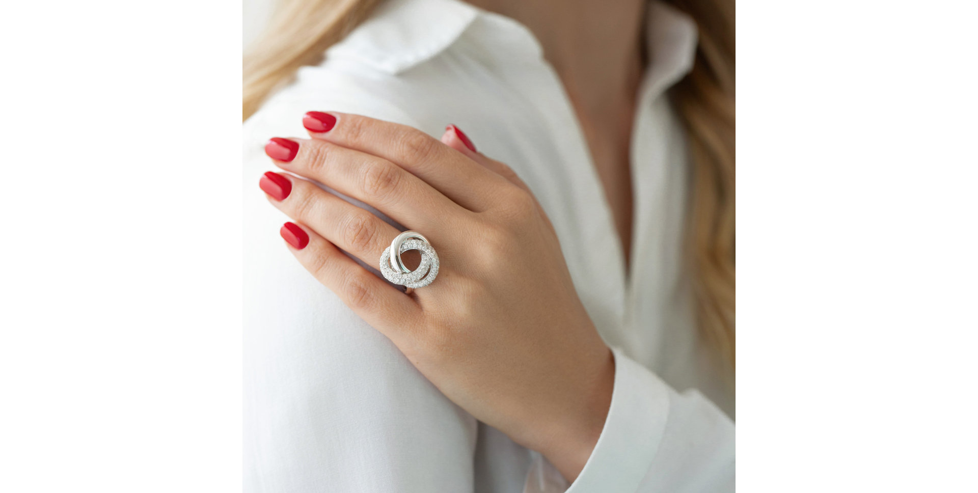 Prsteň s diamantmi Bea