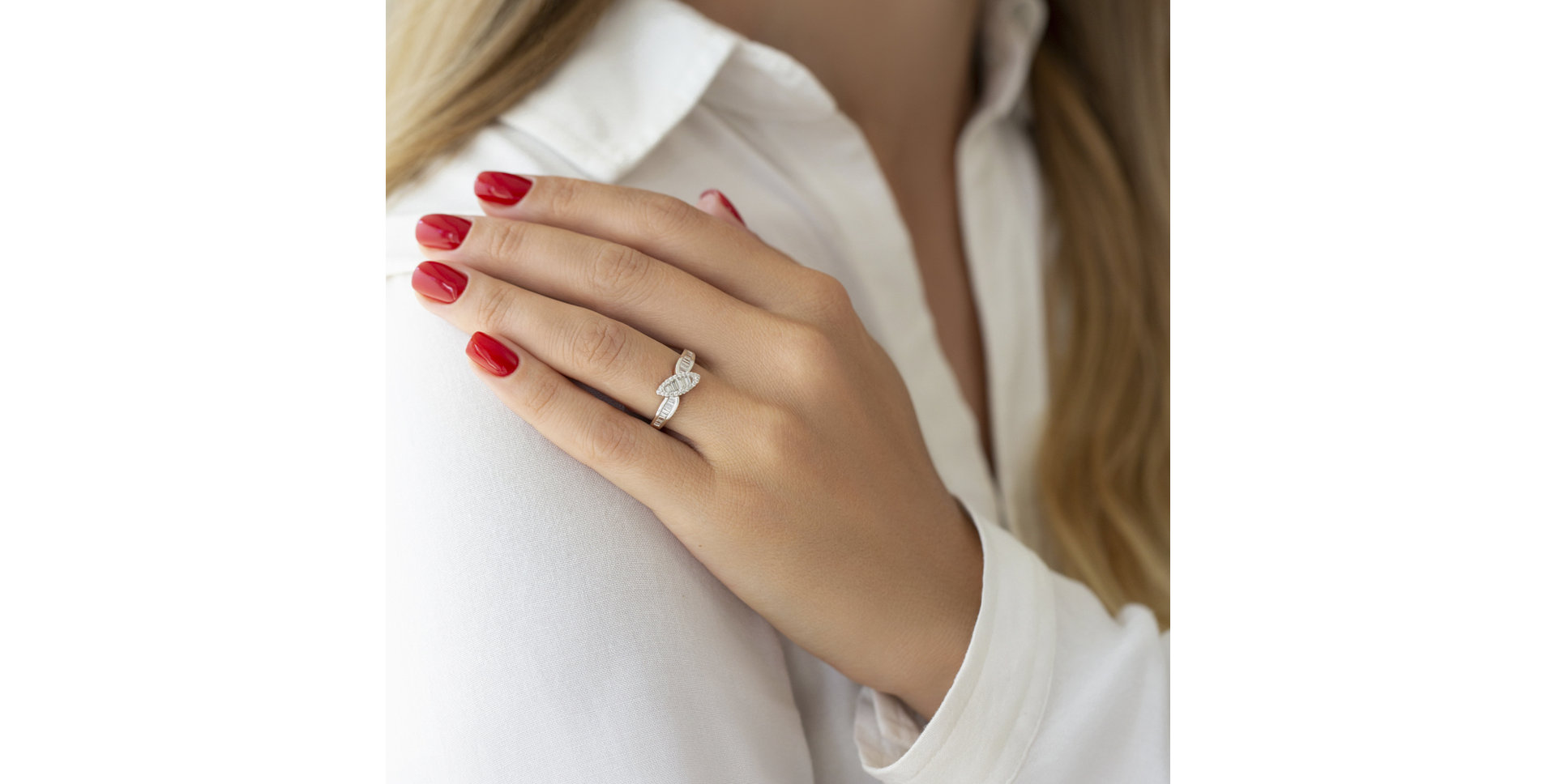 Prsteň s diamantmi Belinda