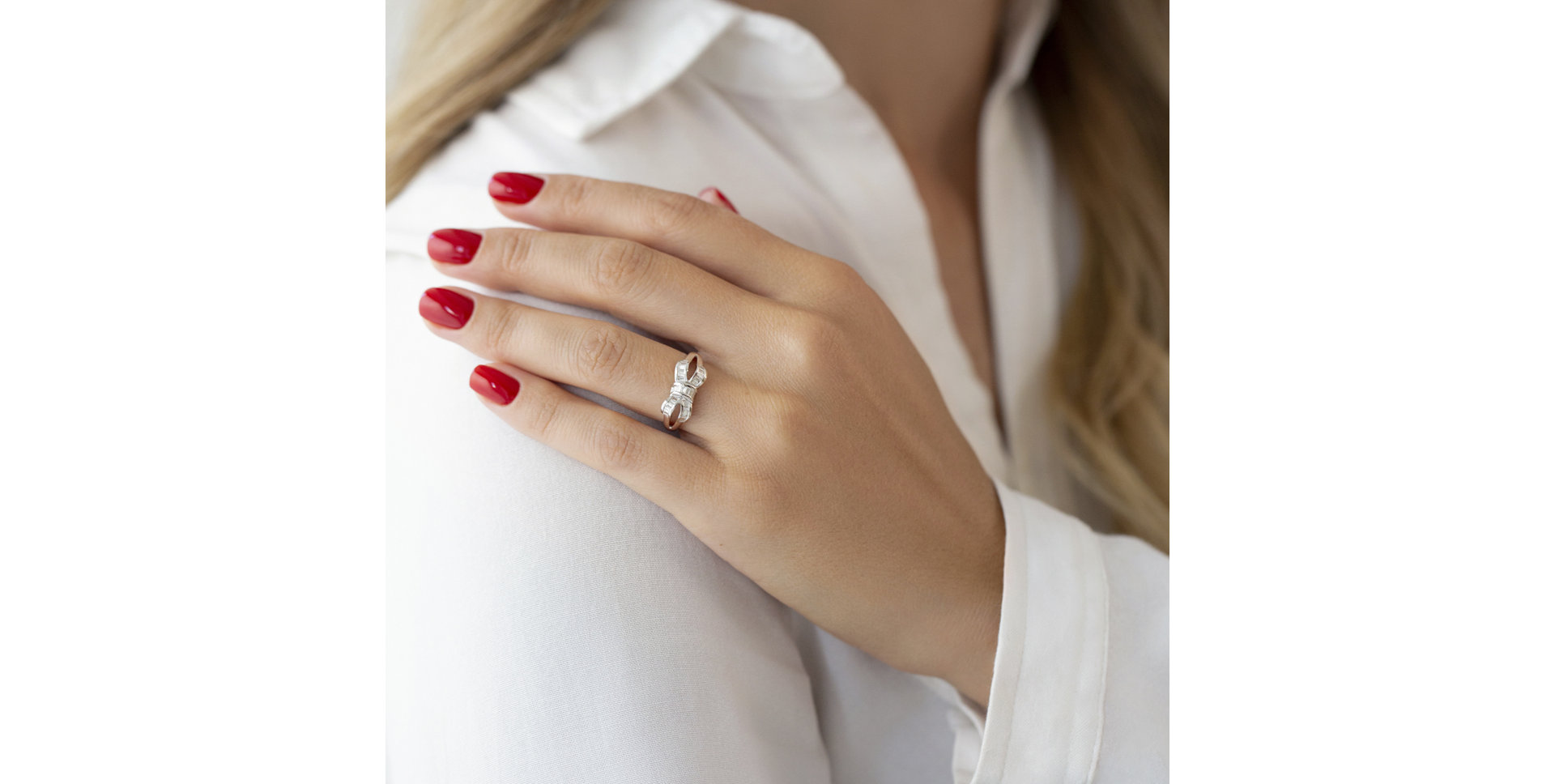 Prsteň s diamantmi Toussaint