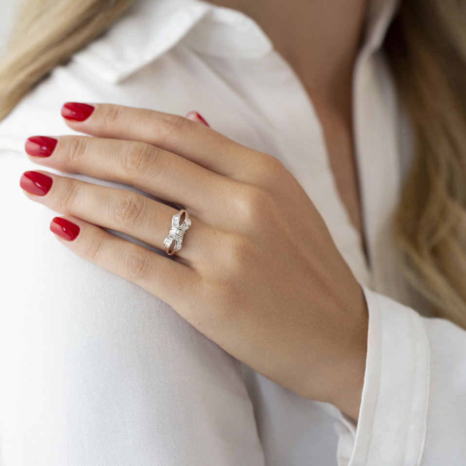 Prsteň s diamantmi Toussaint