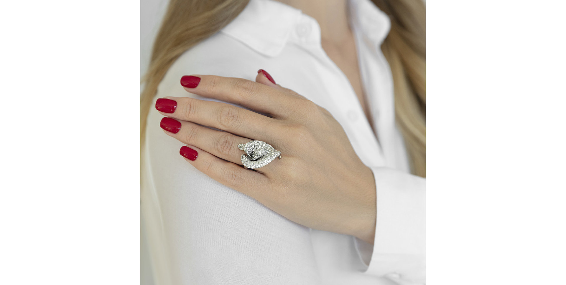 Prsteň s diamantmi Shiny Ophelia