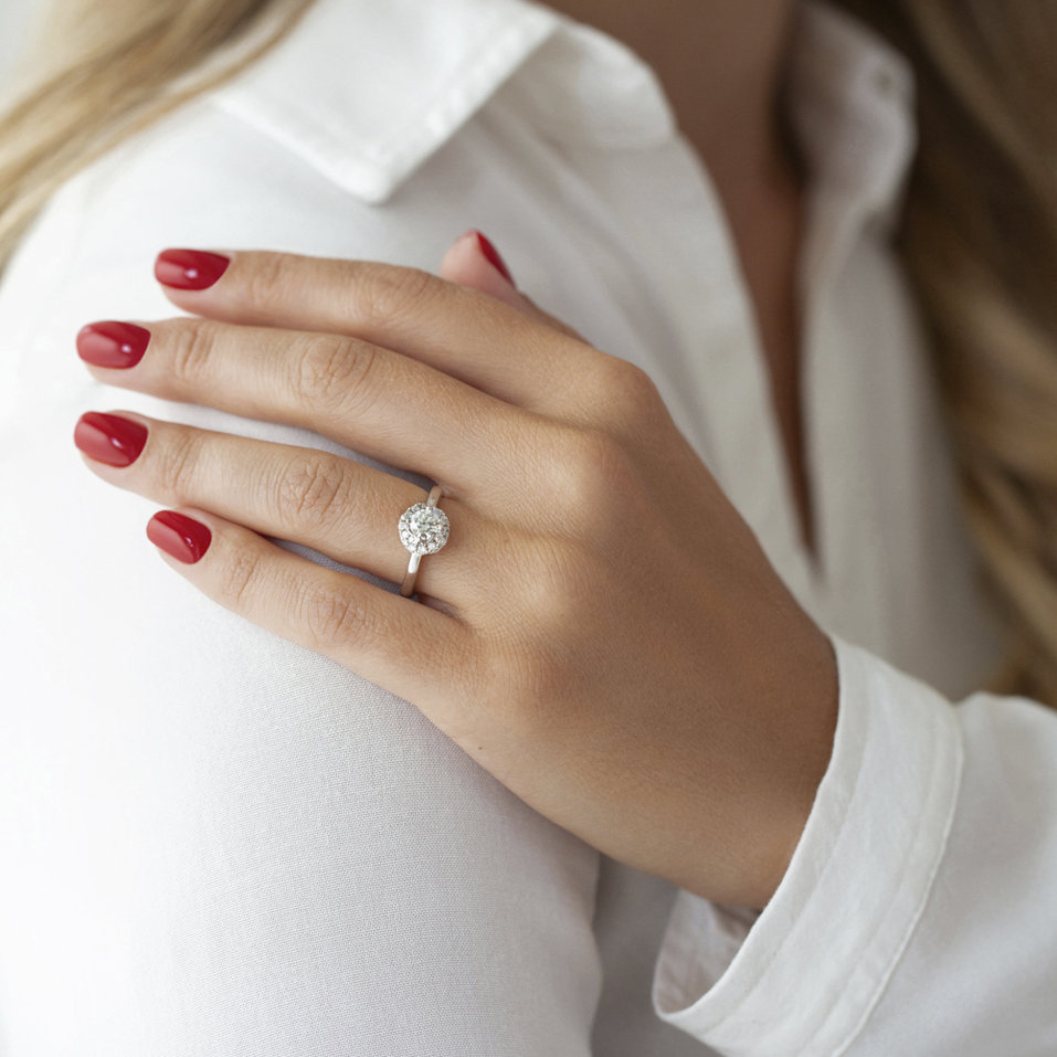 Prsteň s diamantmi Mystic Galaxy