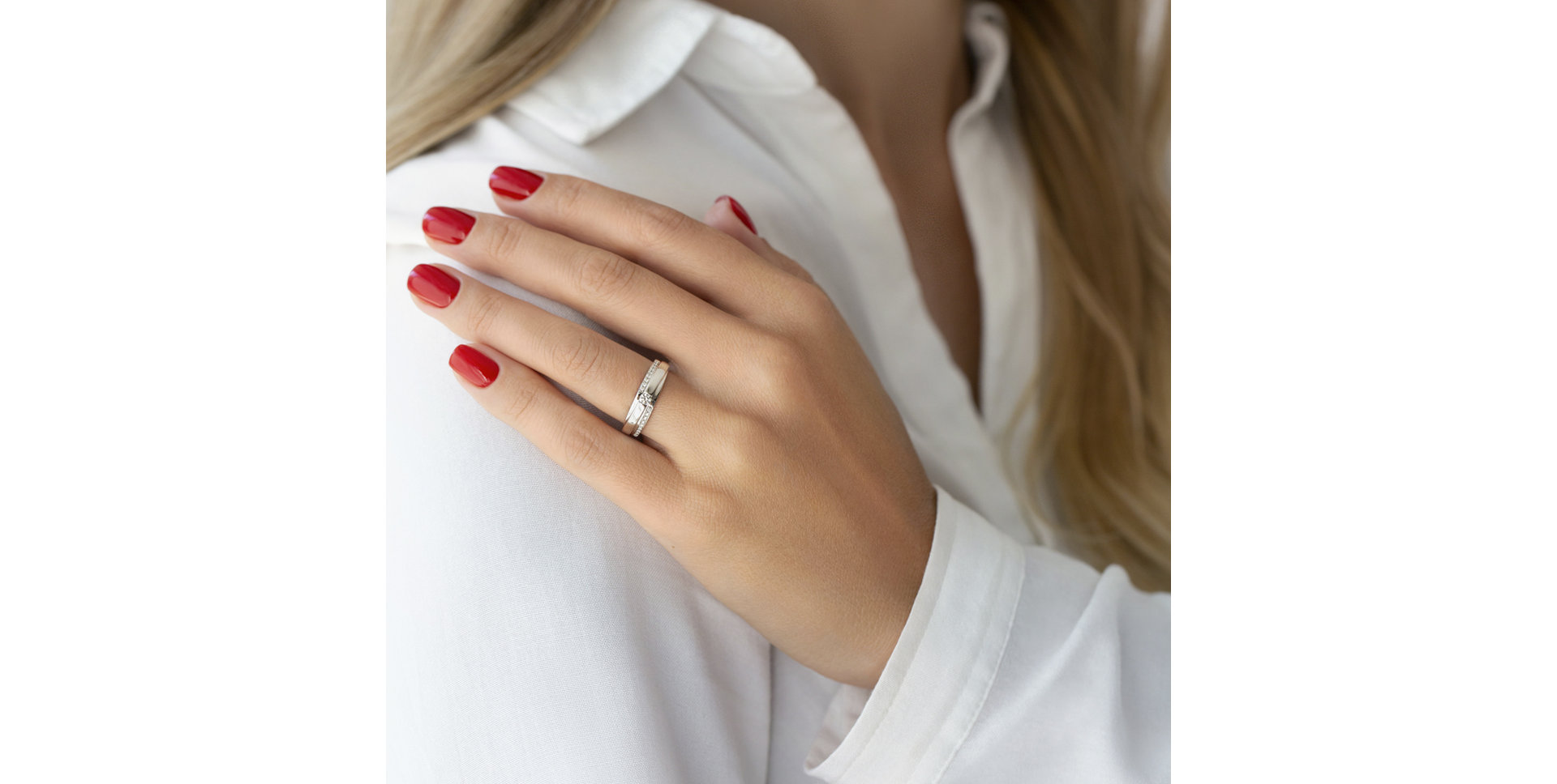 Prsteň s diamantmi Midnight Strong