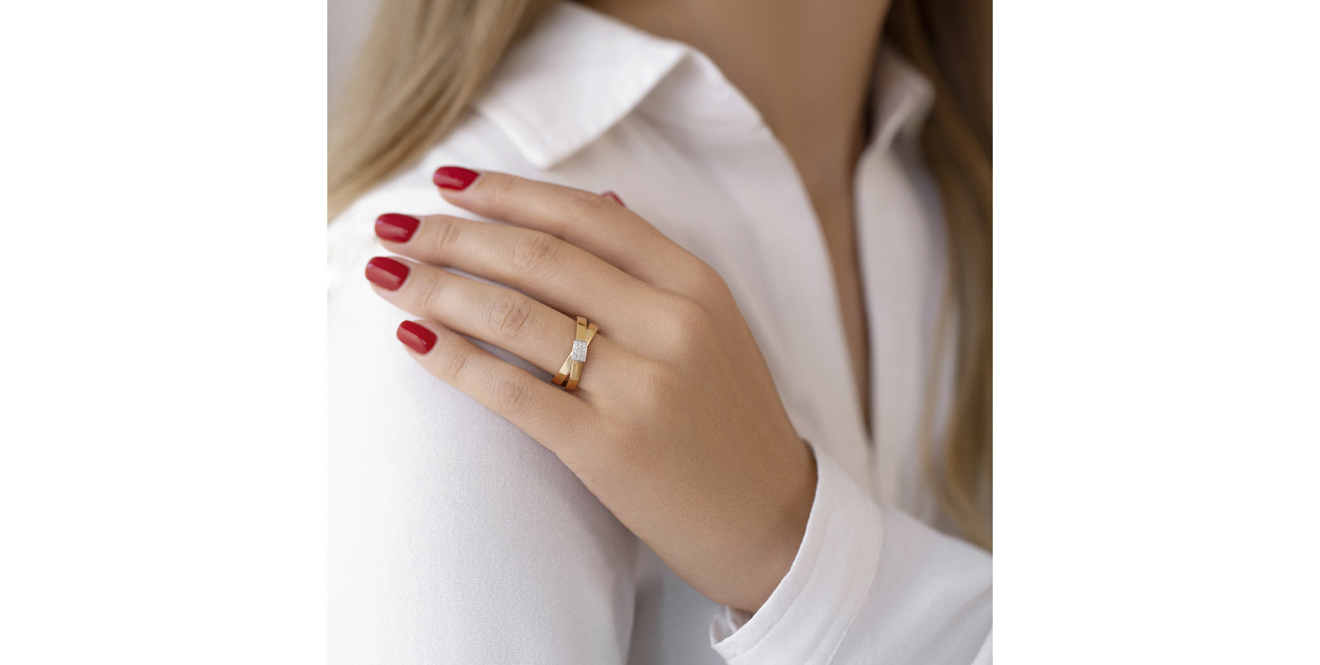 Prsteň s diamantmi Innocent Life