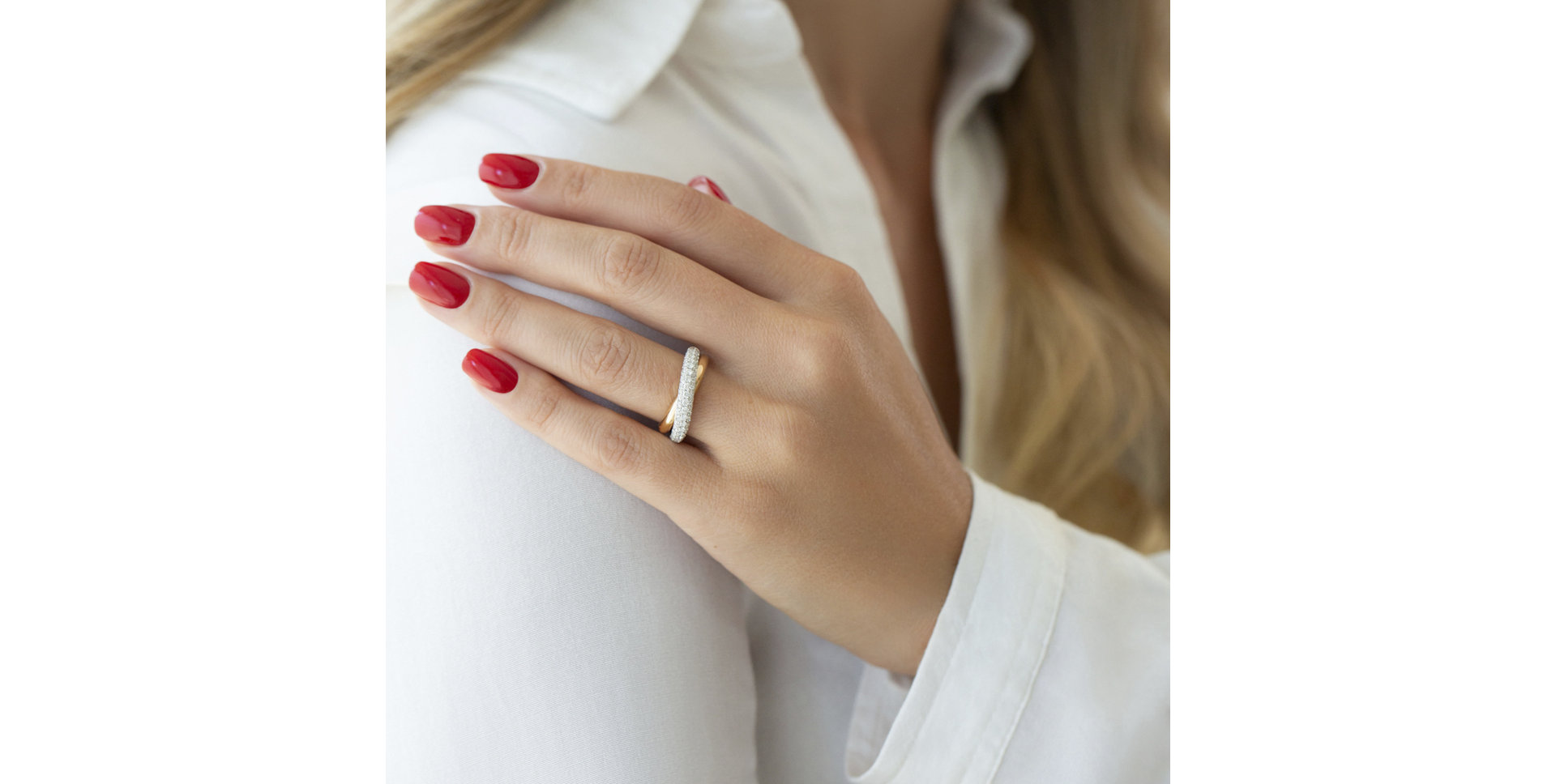 Prsteň s diamantmi Lorraine