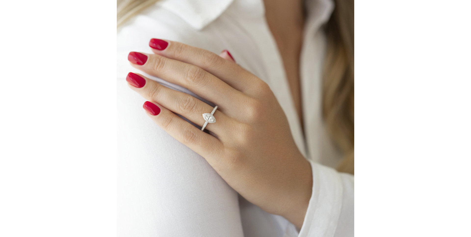 Prsteň s diamantmi Delphia