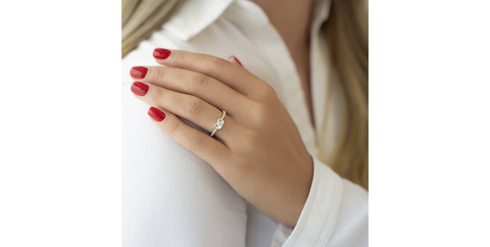 Prsteň s diamantmi Midnight Madame