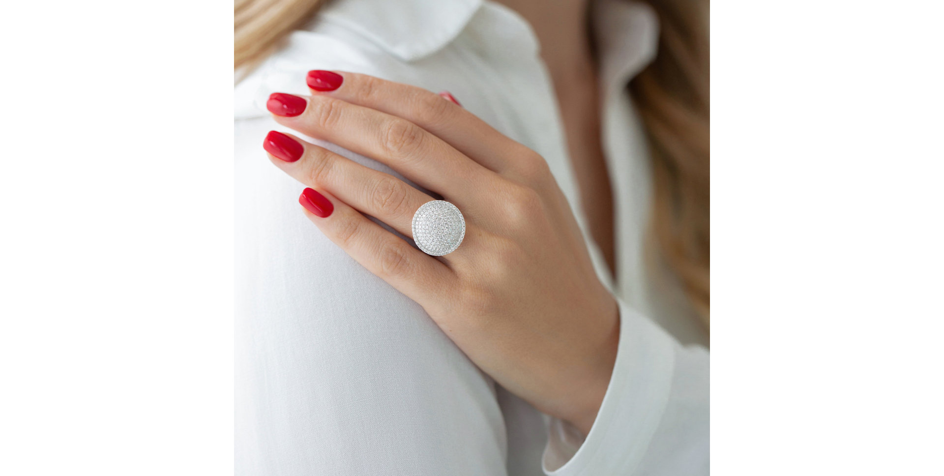 Prsteň s diamantmi Monogram Galaxy