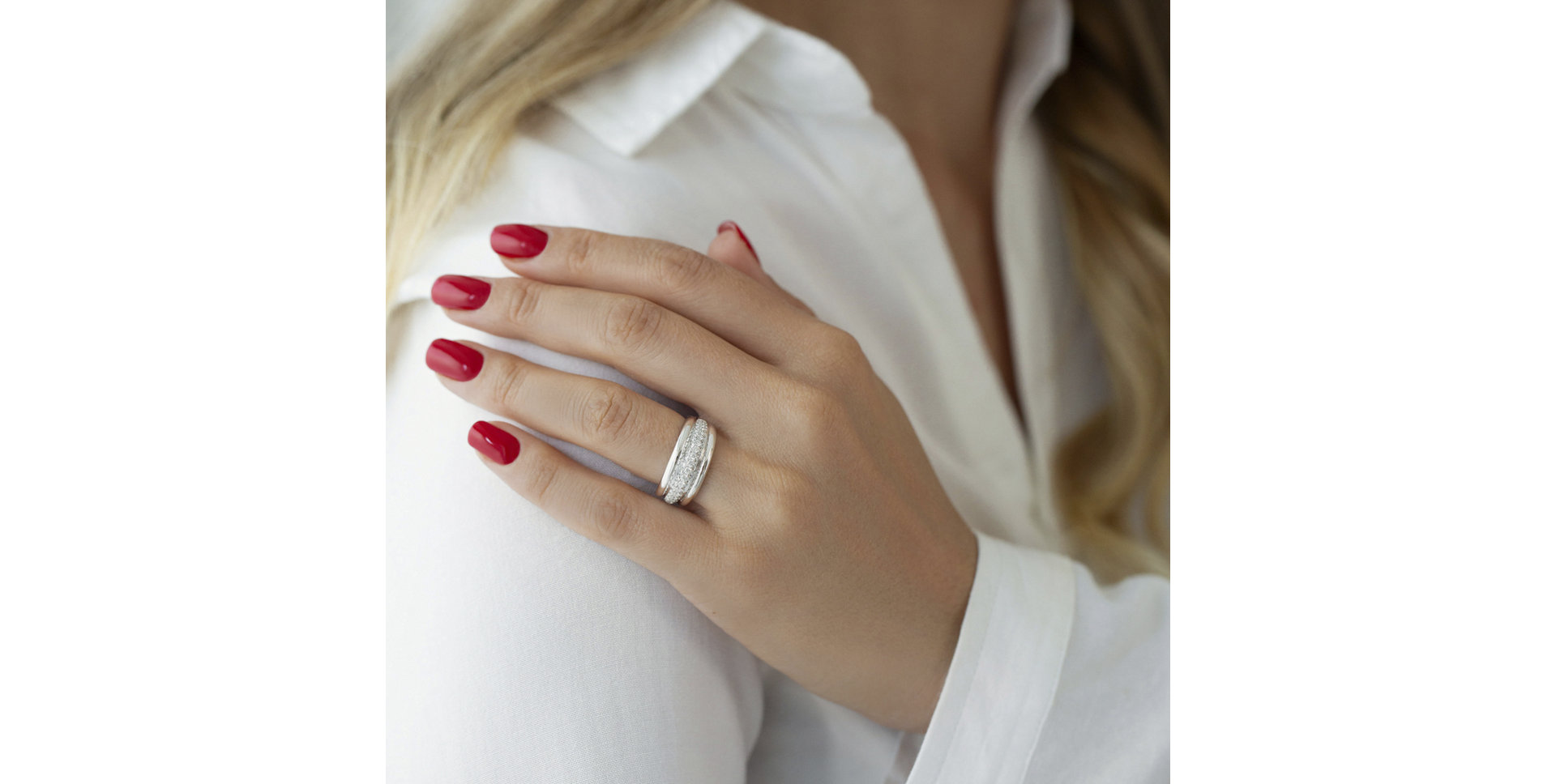 Prsteň s diamantmi Geoffroy